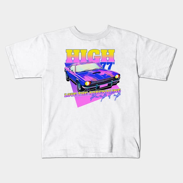 Classic Cars  Car Show Kids T-Shirt by Tip Top Tee's
